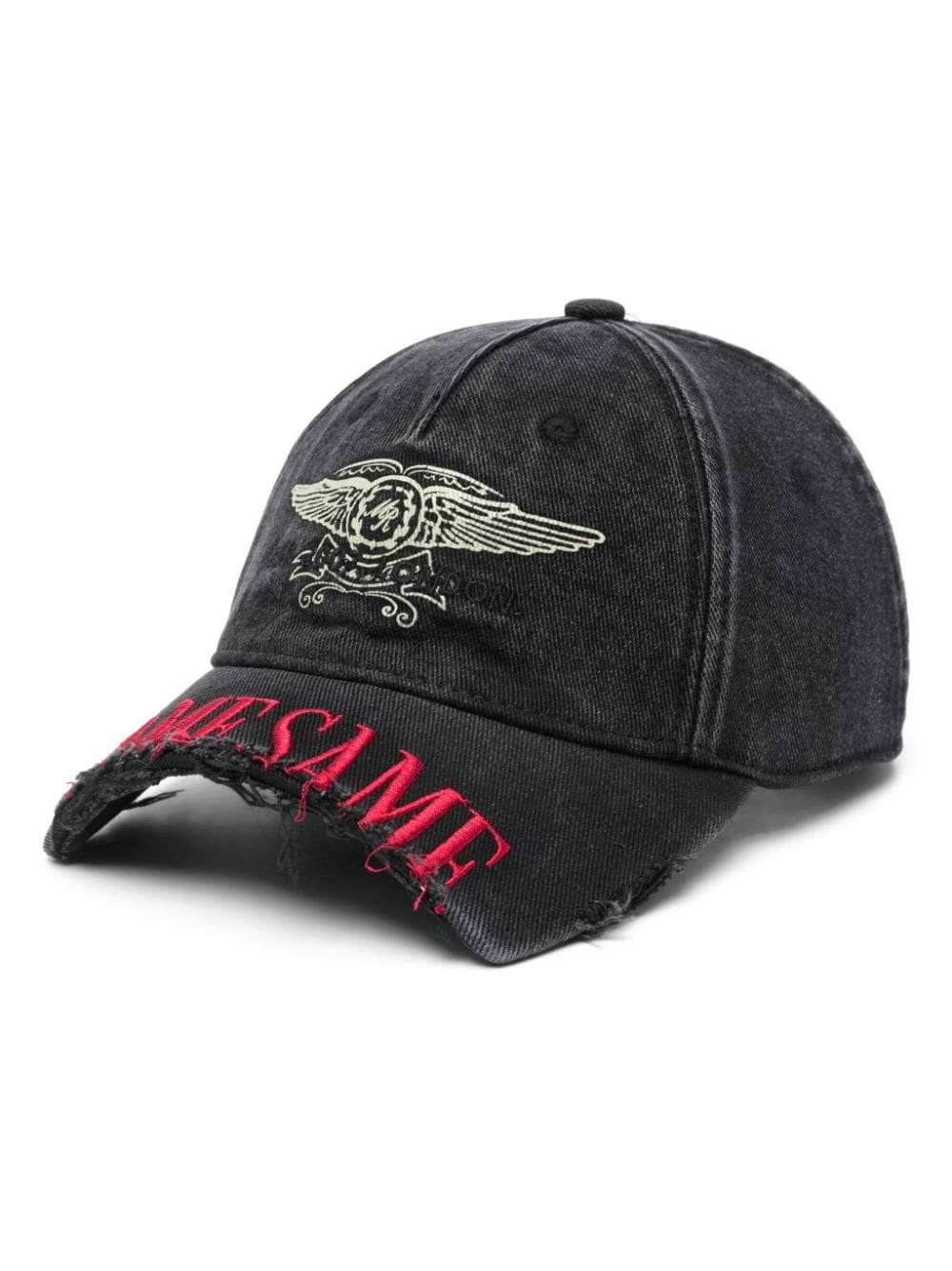 Martine Rose cut-peak baseball cap - Black von Martine Rose