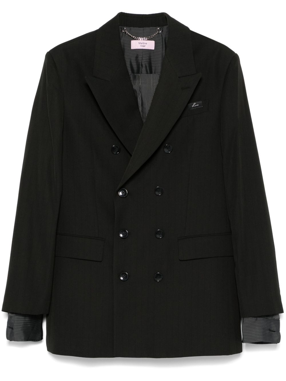 Martine Rose double-breasted jacket - Black von Martine Rose