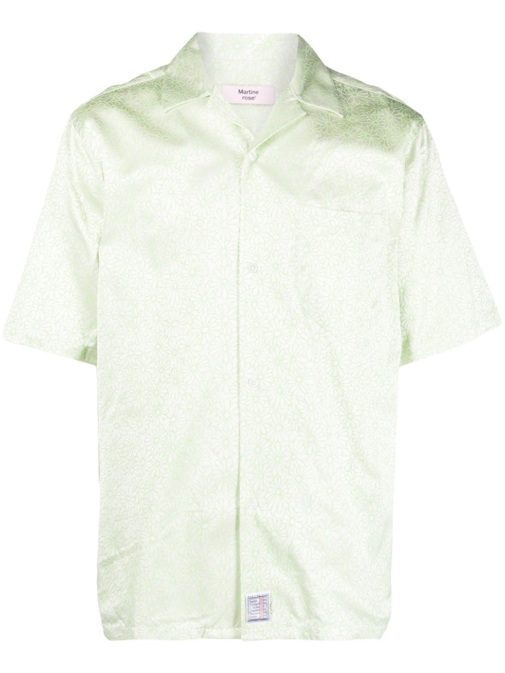 Martine Rose floral-print short-sleeve shirt - White von Martine Rose