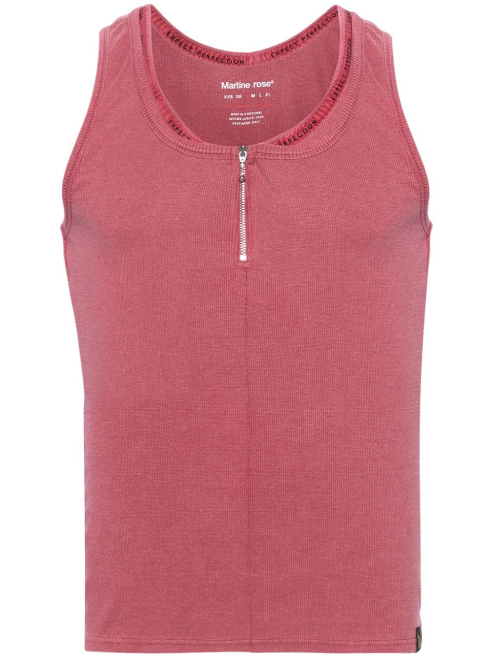 Martine Rose layered ribbed tank top - Pink von Martine Rose