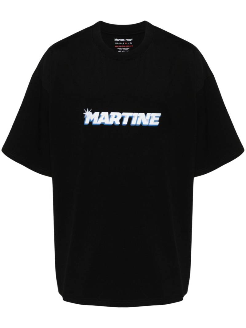 Martine Rose logo-print T-shirt - Black von Martine Rose