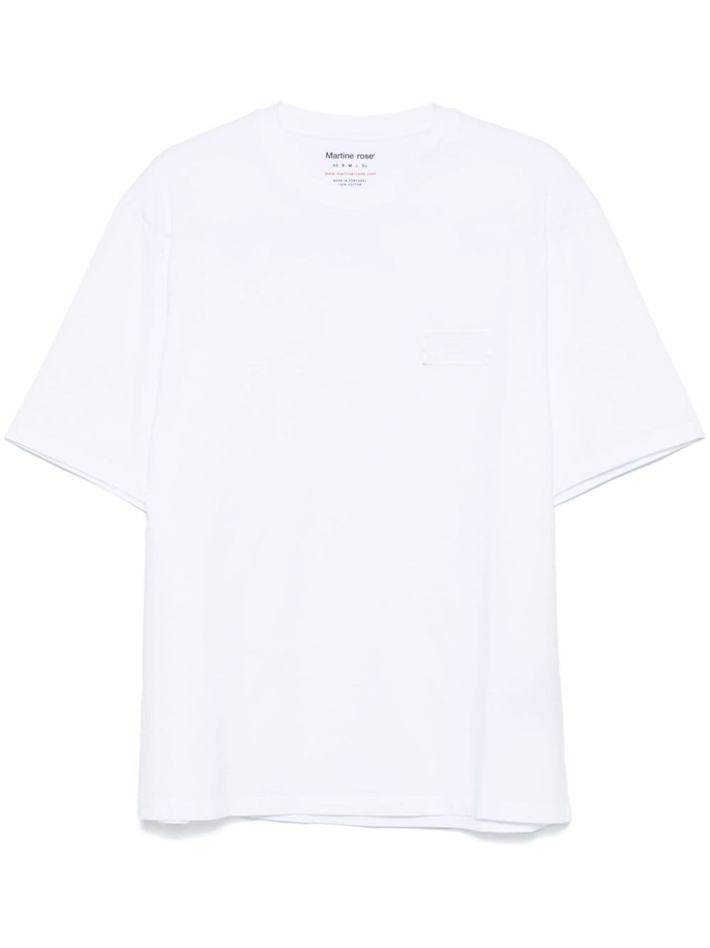 Martine Rose logo-print T-shirt - White