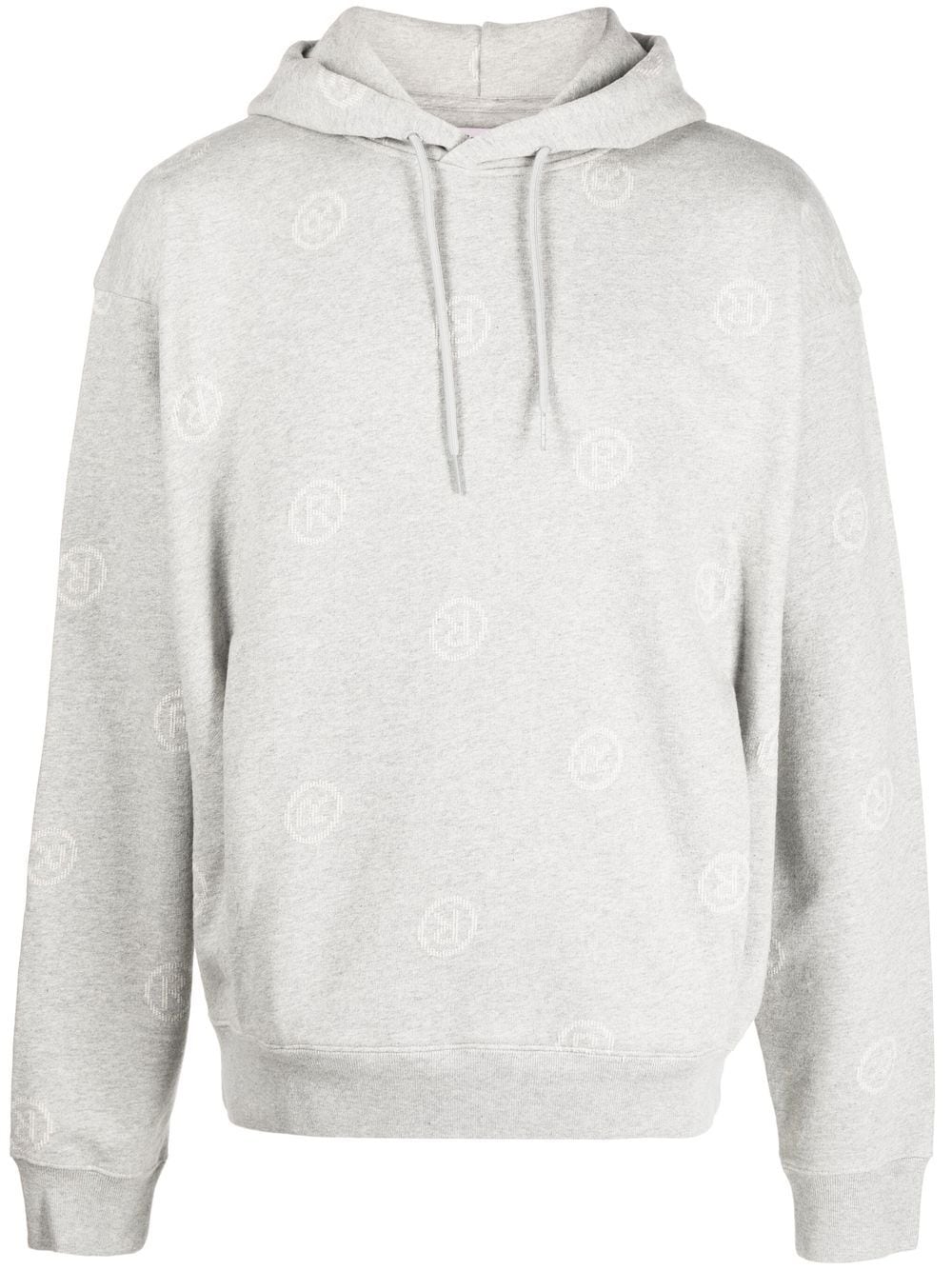 Martine Rose logo-print hoodie - Grey von Martine Rose