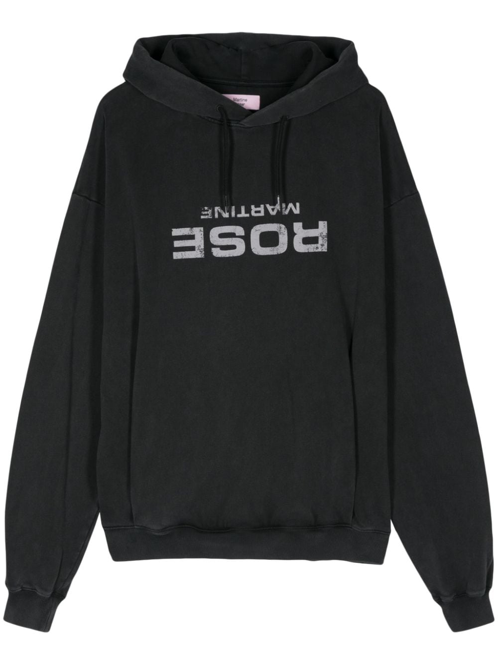 Martine Rose logo-print hoodie - Grey von Martine Rose