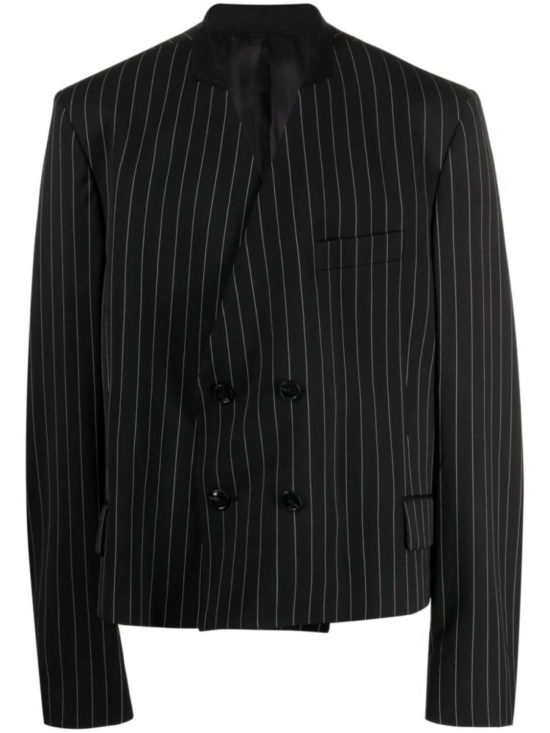 Martine Rose pinstriped wool-blend blazer - Black von Martine Rose