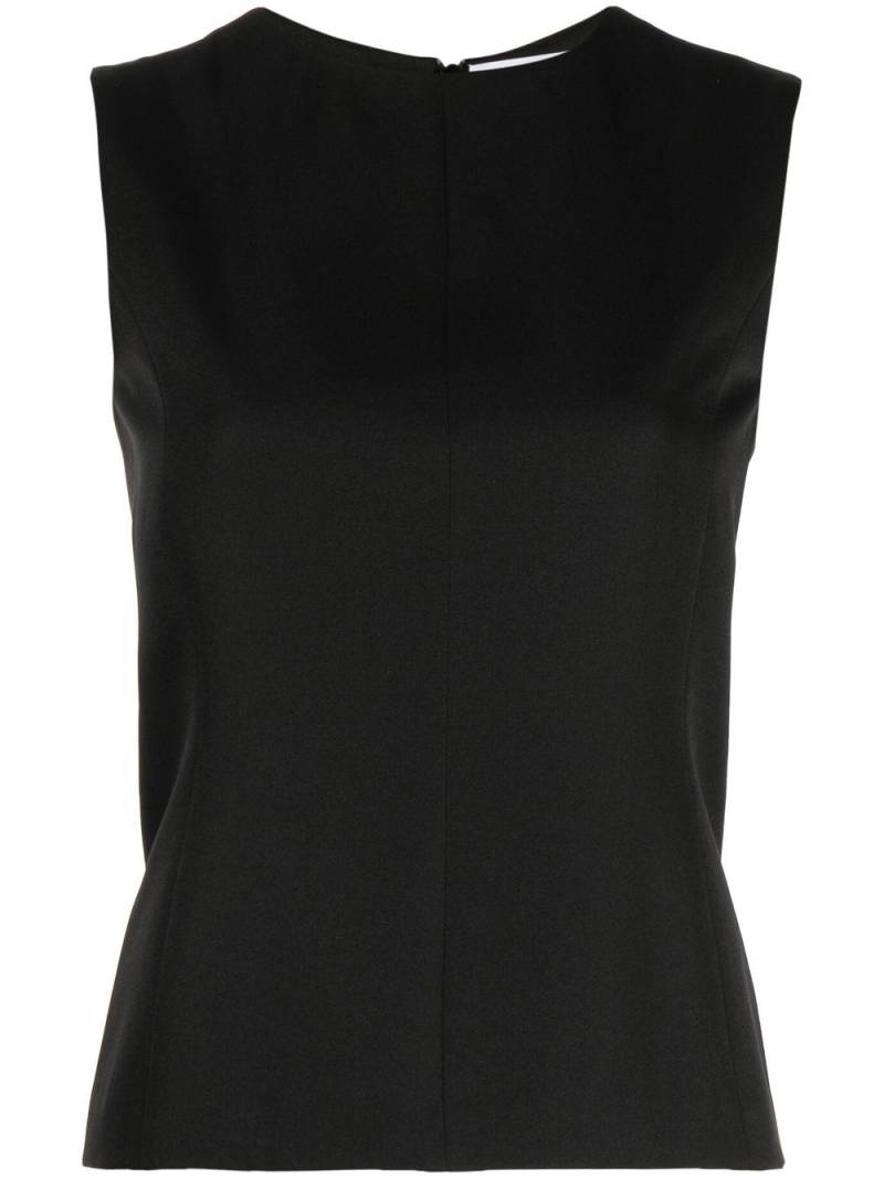 Martine Rose reverse detail sleeveless top - Black von Martine Rose