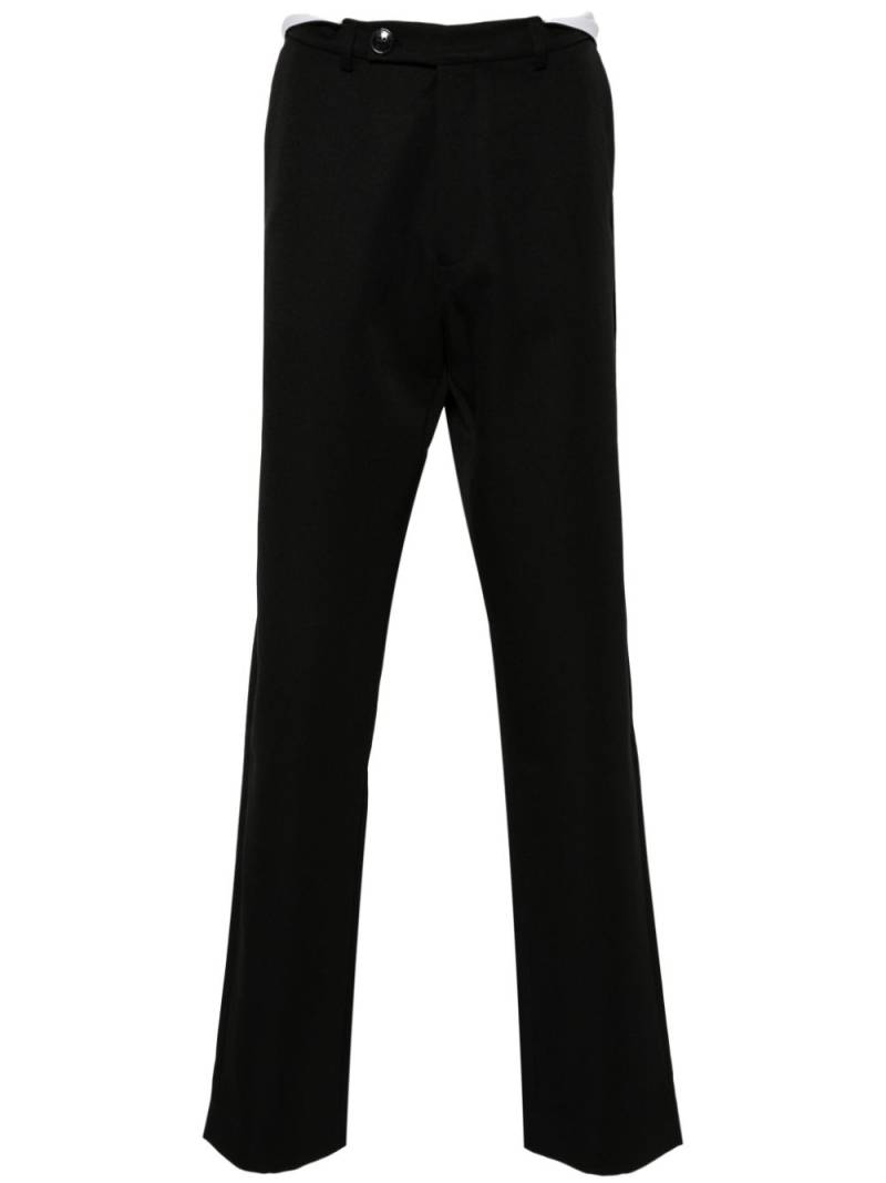 Martine Rose rolled waistband tailored trousers - Black von Martine Rose