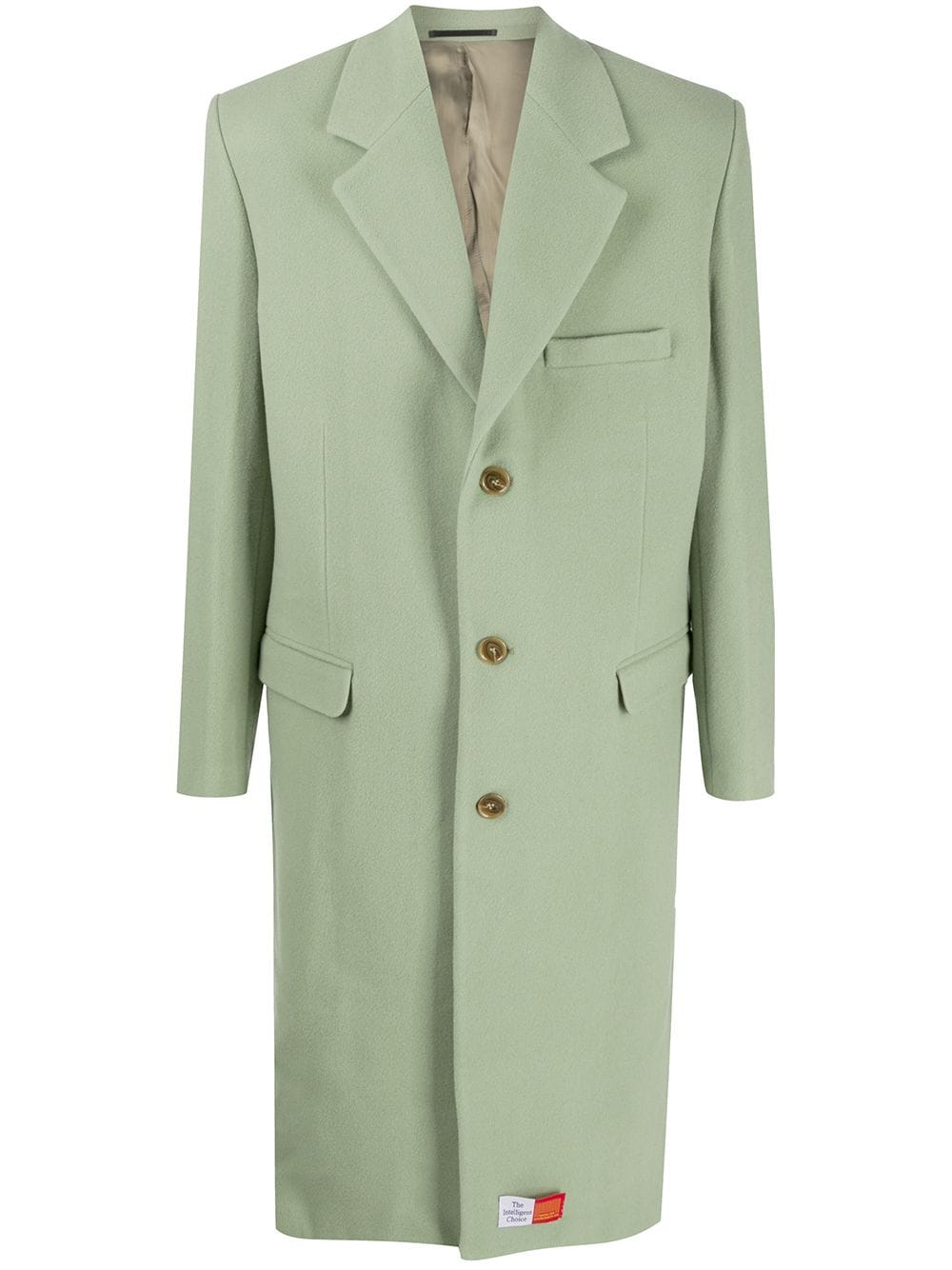 Martine Rose single breasted coat - Green von Martine Rose