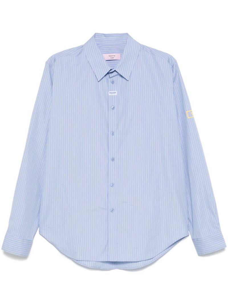 Martine Rose striped shirt - Blue von Martine Rose