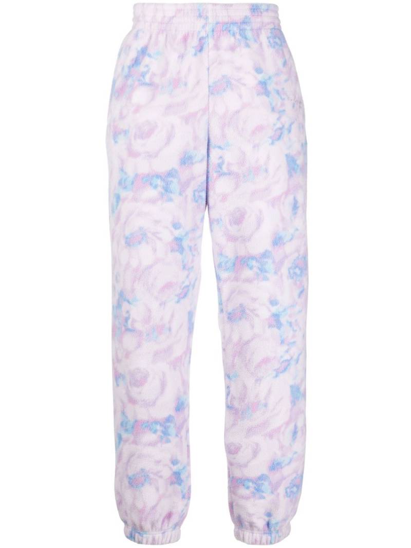 Martine Rose textured floral-print track pants - Purple von Martine Rose