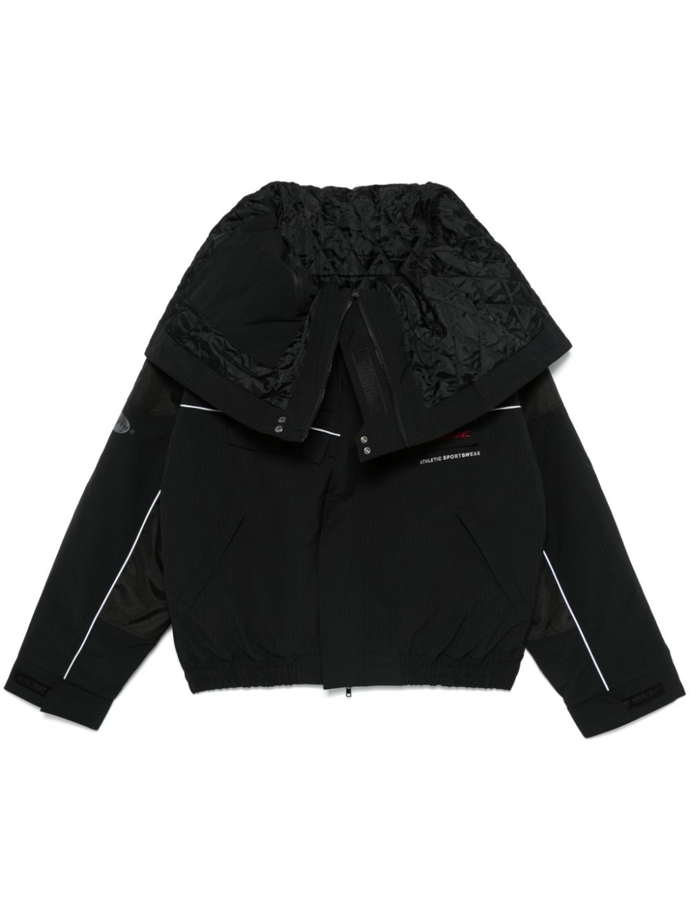 Martine Rose wide-collar jacket - Black von Martine Rose