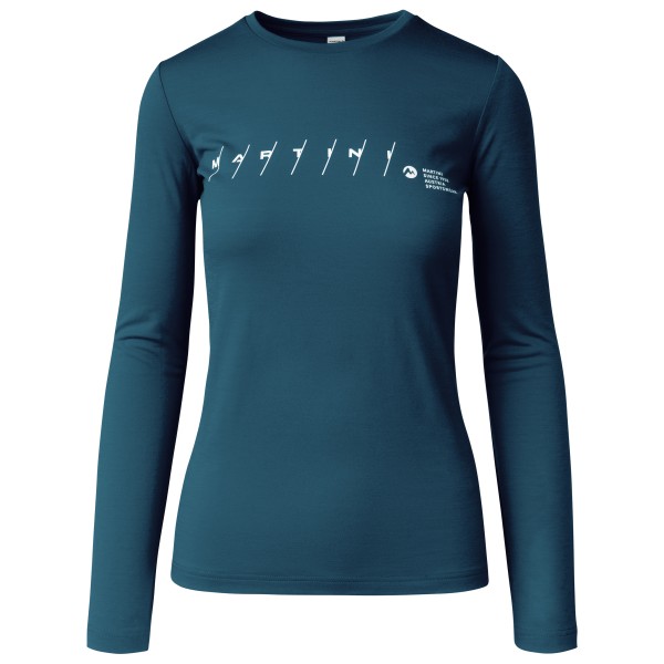 Martini - Women's Argon Shirt - Merinoshirt Gr L;M;S;XL;XXL blau;lila;oliv;schwarz/grau von Martini