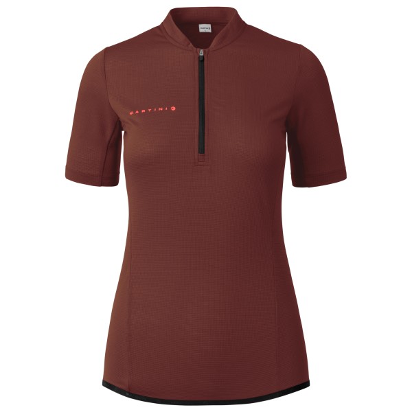 Martini - Women's Flowtrail Halfzip Shirt - Velotrikot Gr L rot von Martini