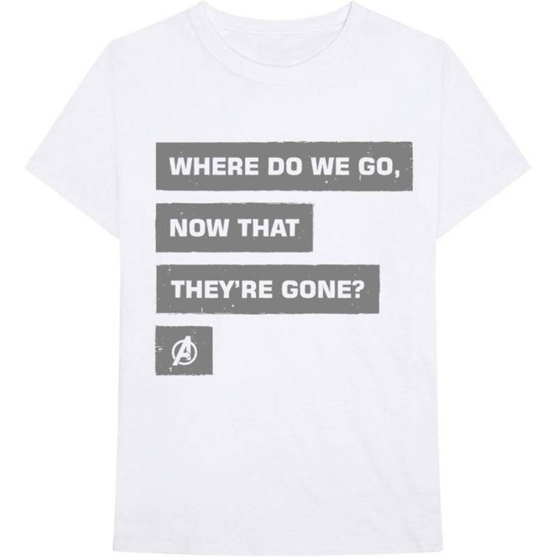 Now That They're Gone Tshirt Damen Weiss L von Marvel Avengers