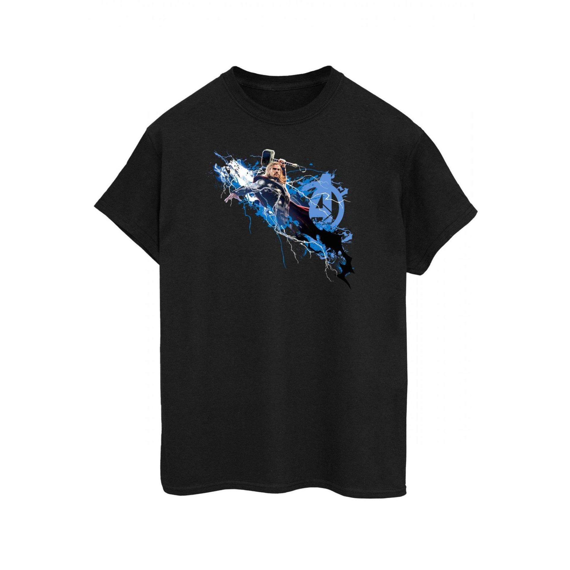 Splash Tshirt Herren Schwarz L von Marvel Avengers