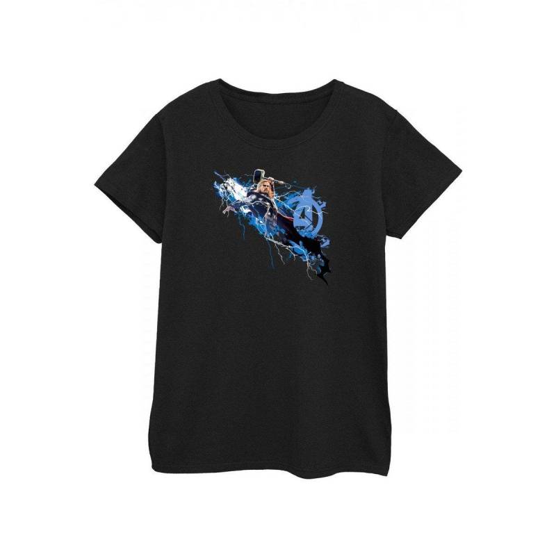 Tshirt Damen Schwarz XL von Marvel Avengers