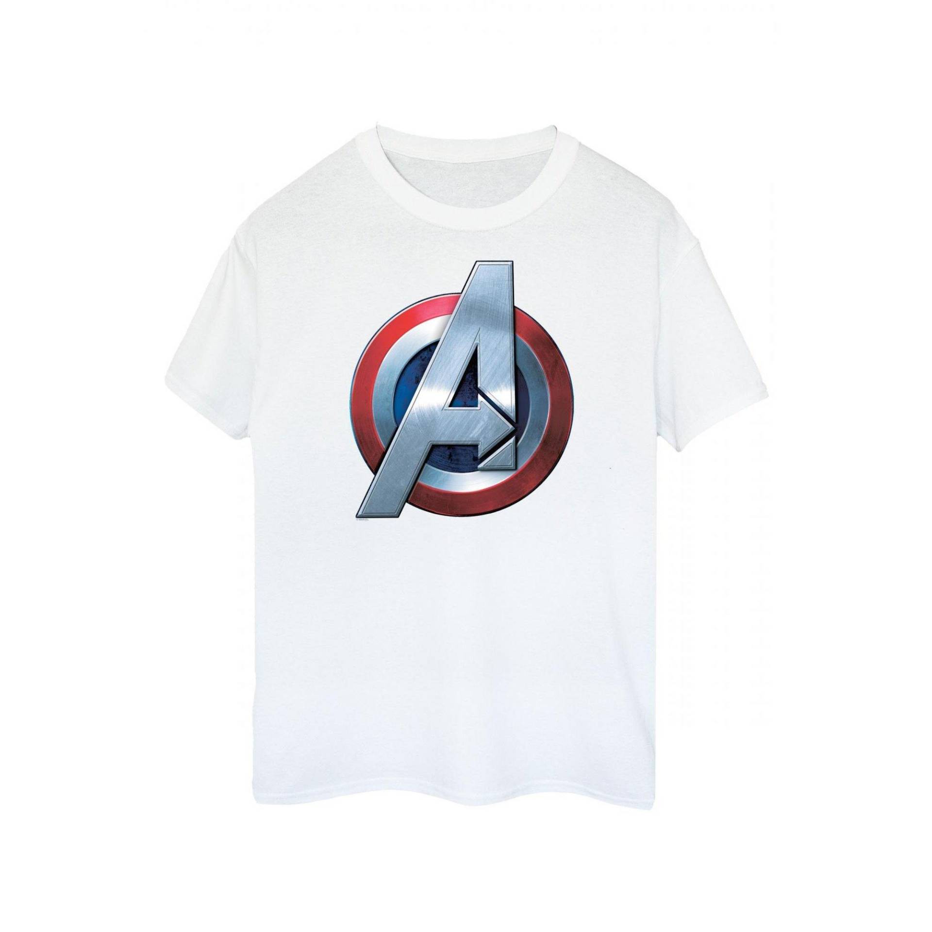 Tshirt Herren Weiss 3XL von Marvel Avengers