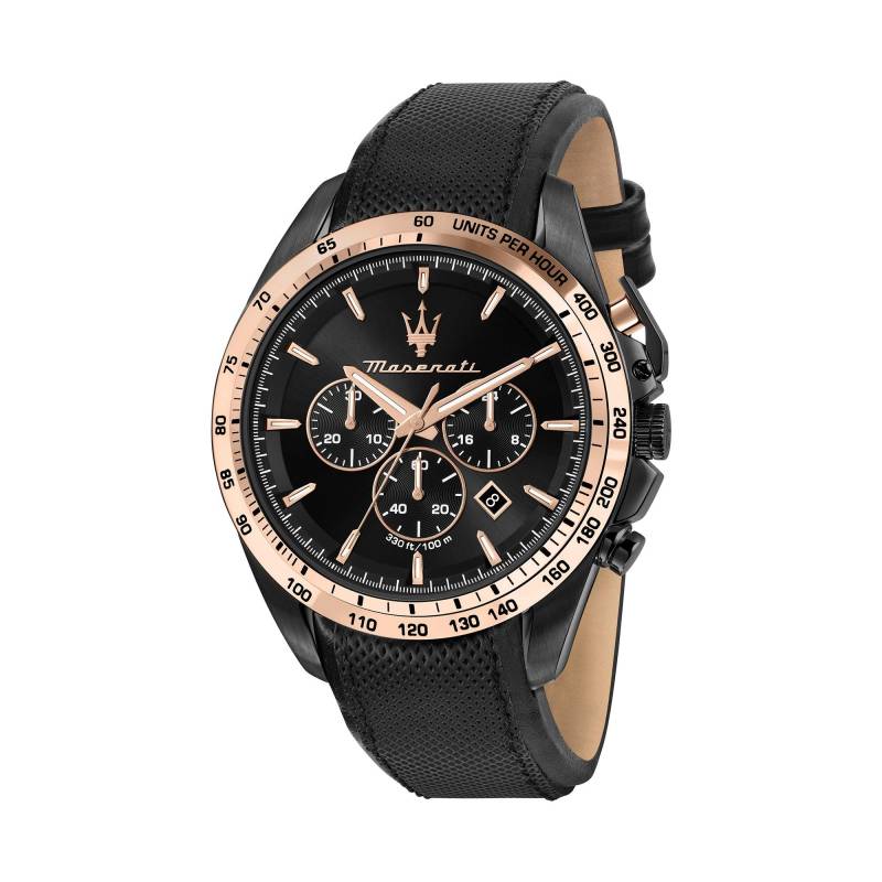 Chronograph Uhr Herren Black 45mm von Maserati