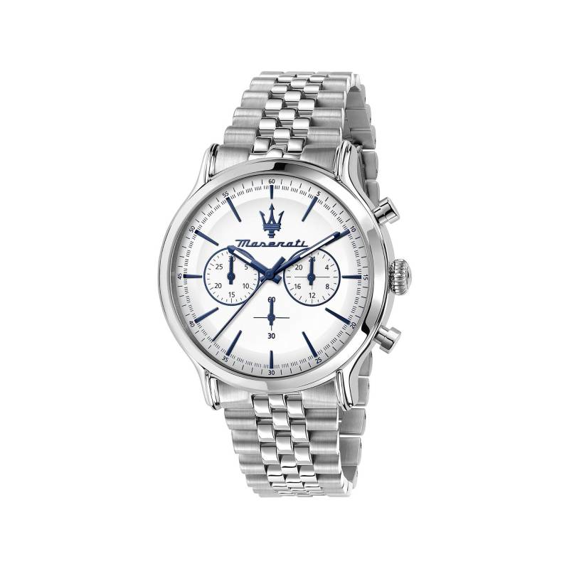 Chronograph Uhr Herren Silber 42mm von Maserati