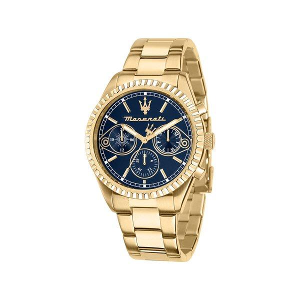 Multifunktionsuhr Herren Gold 43mm von Maserati