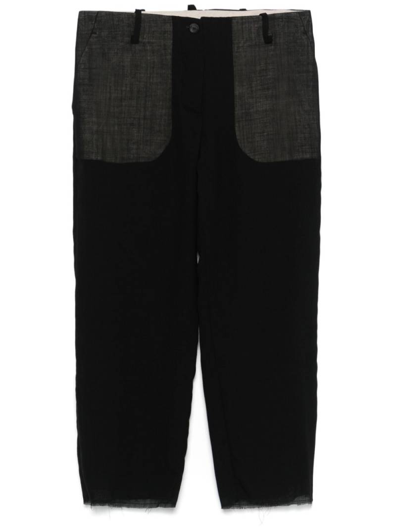 Masnada Mil trousers - Black von Masnada