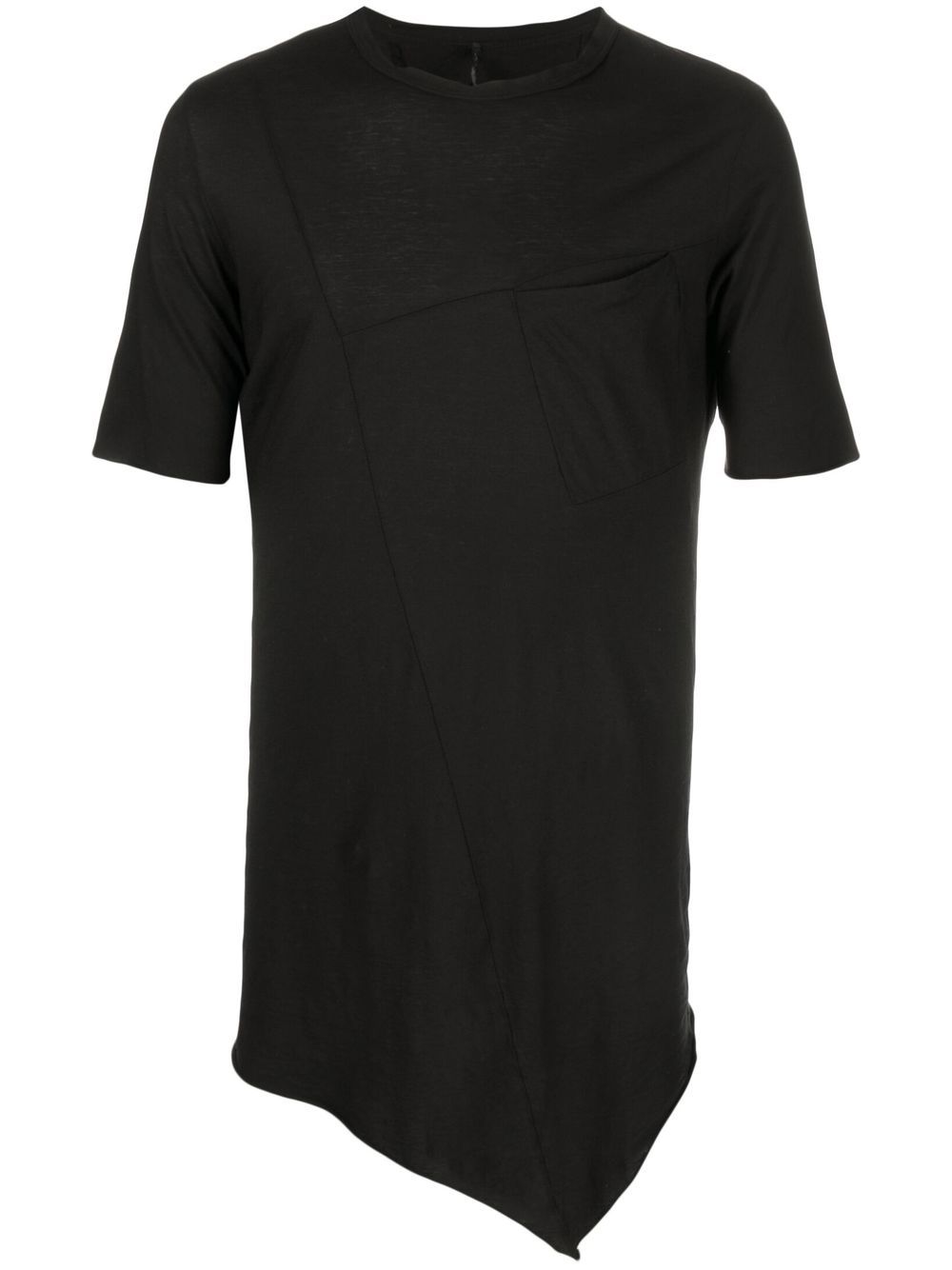 Masnada Streaked Legion asymmetric T-shirt - Black von Masnada