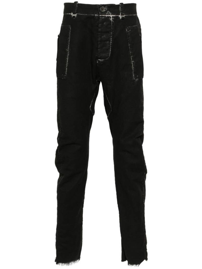 Masnada bleach-effect jeans - Black von Masnada