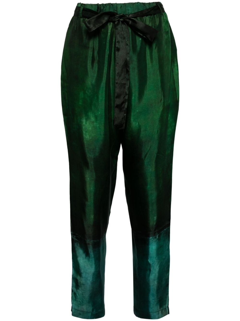 Masnada colour-block tapered trousers - Green von Masnada