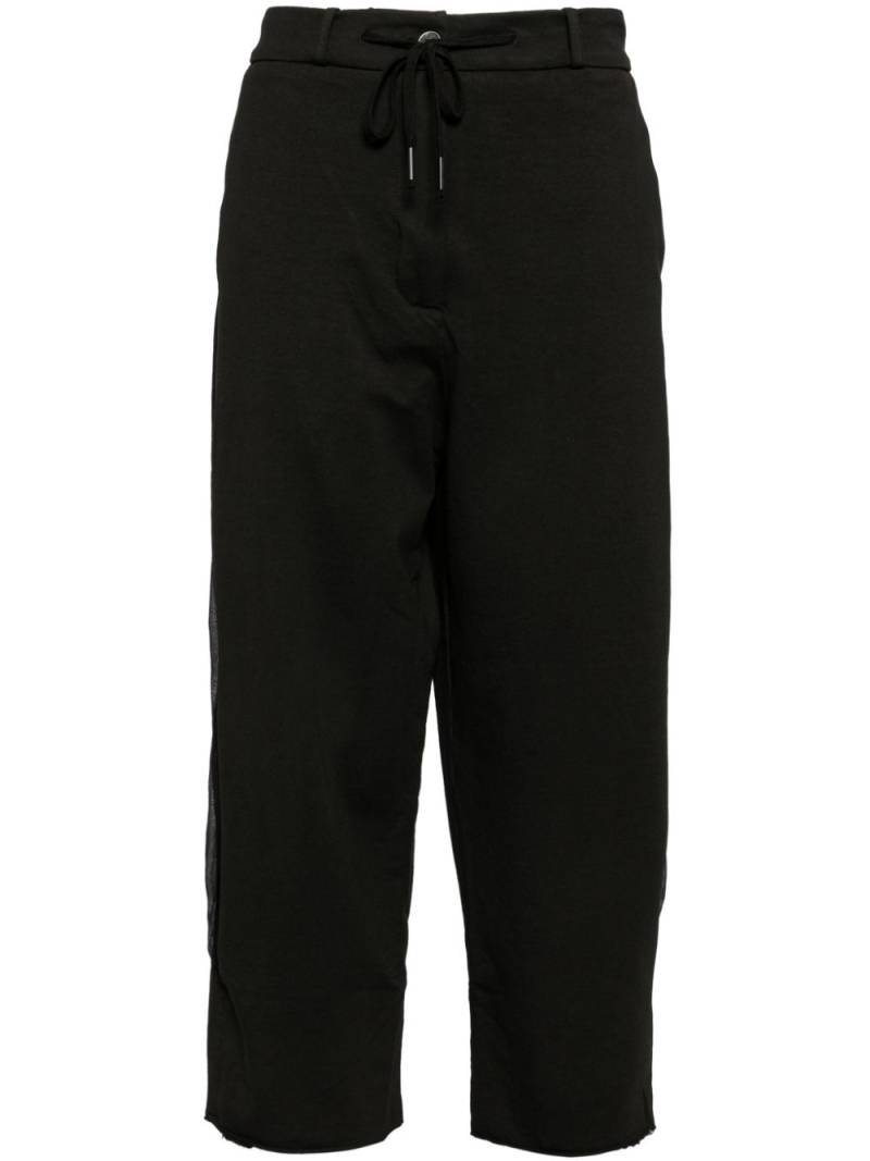 Masnada panelled straight-leg trousers - Black von Masnada