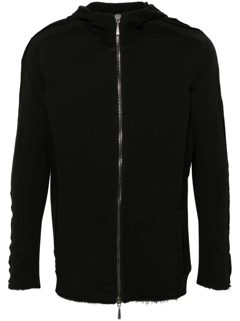 Masnada raw-cut hoodie - Black von Masnada