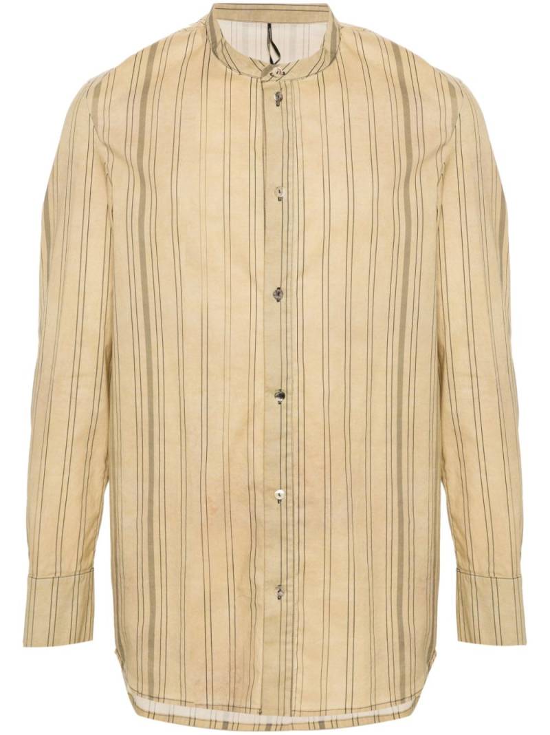 Masnada striped shirt - Neutrals von Masnada