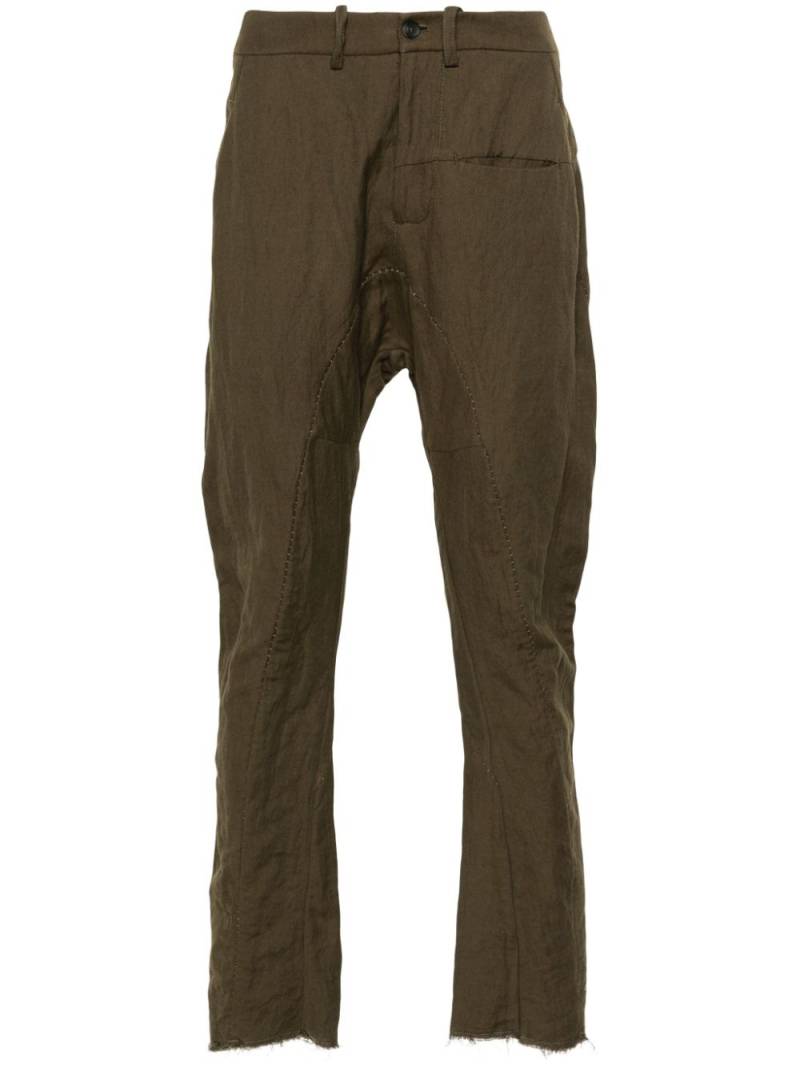 Masnada tapered trousers - Green von Masnada