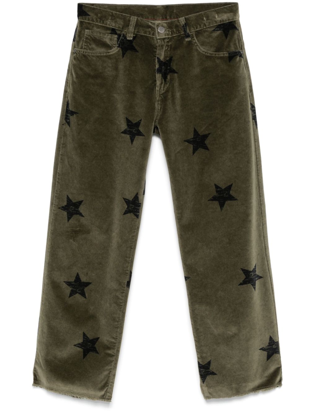 Massimo Alba Alosa-cut trousers - Green von Massimo Alba