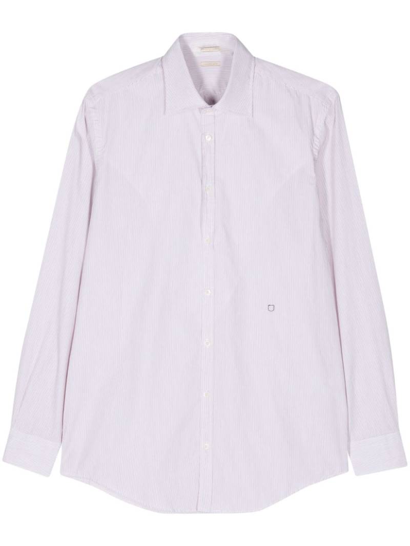 Massimo Alba Genova striped cotton shirt - White von Massimo Alba