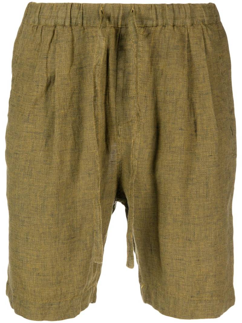 Massimo Alba drawstring linen shorts - Green von Massimo Alba