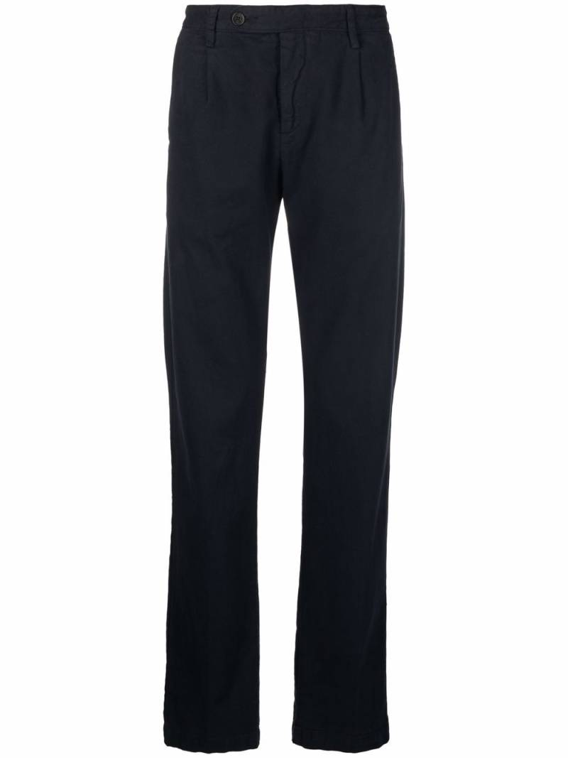 Massimo Alba mid-rise straight-leg trousers - Blue von Massimo Alba