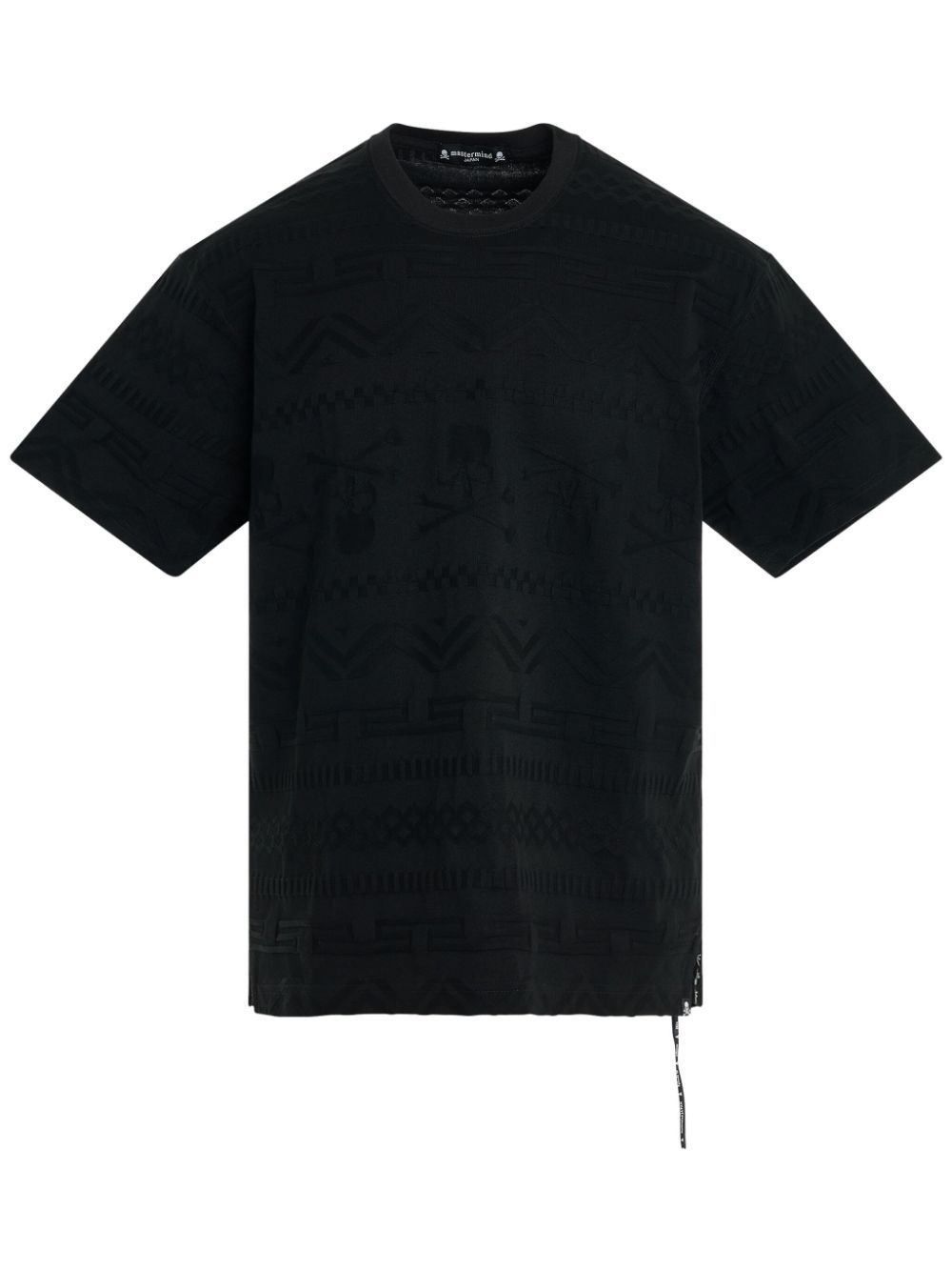 Mastermind Japan Links Jacquard T-Shirt - Black von Mastermind Japan