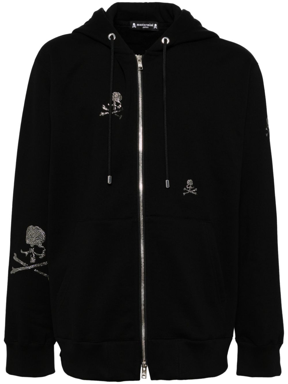 Mastermind Japan crystal-embellished hooded jacket - Black von Mastermind Japan