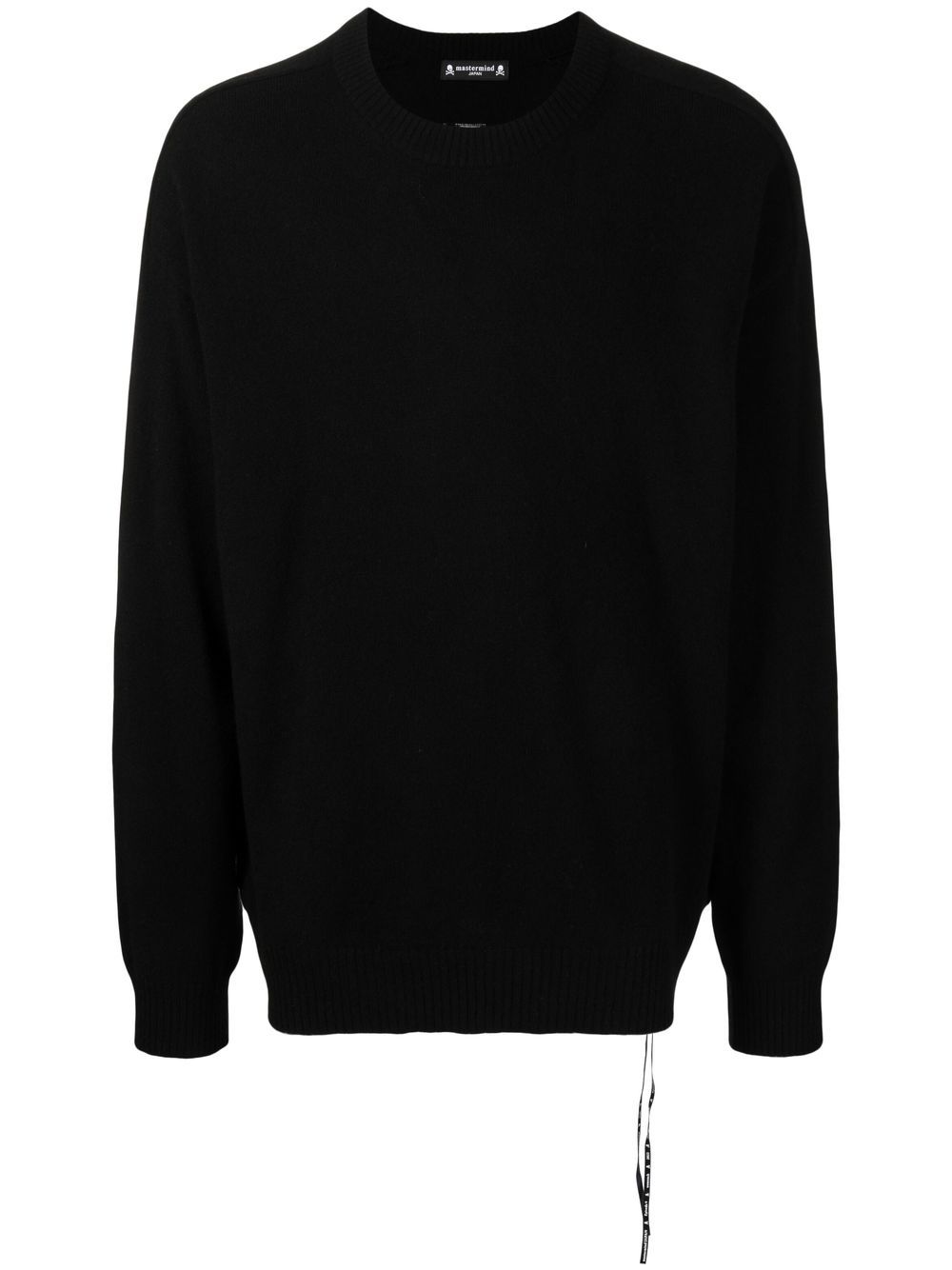 Mastermind Japan intarsia-logo crew-neck jumper - Black von Mastermind Japan