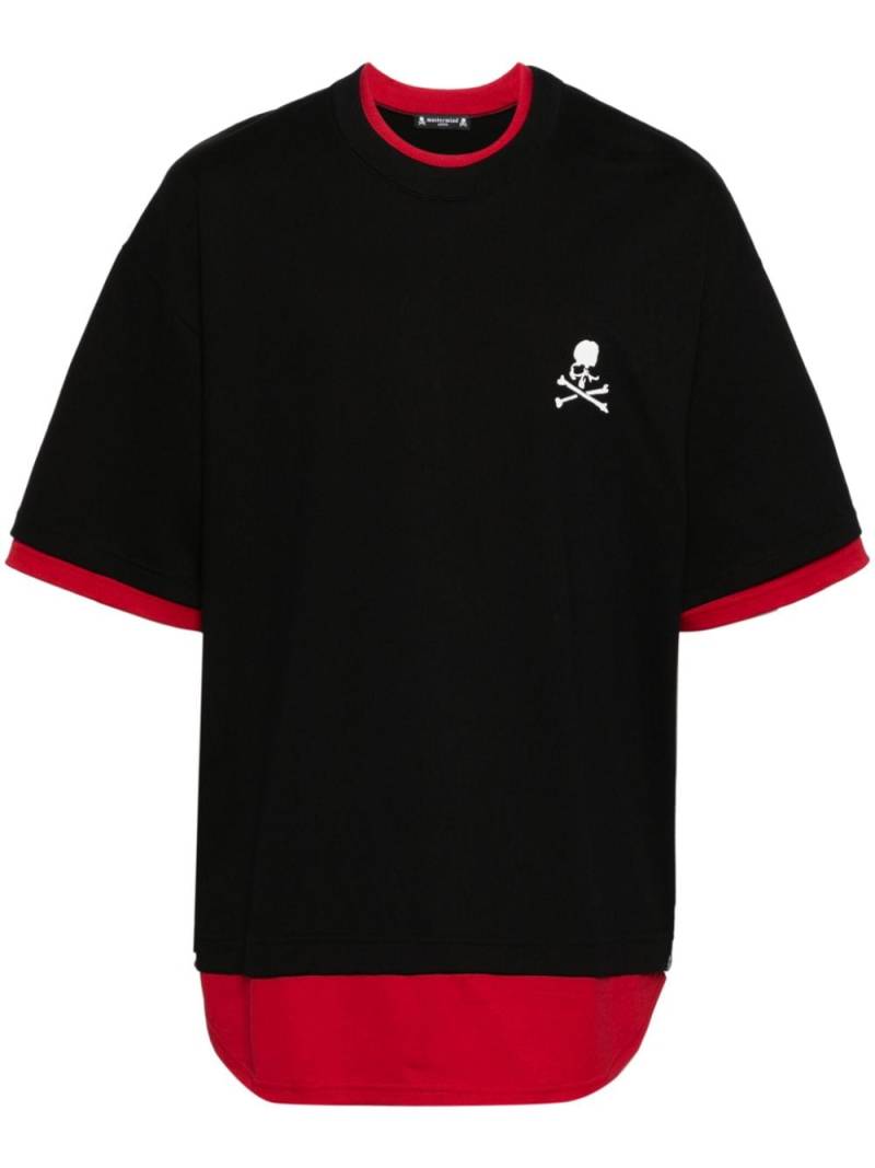 Mastermind Japan layered skull-print T-shirt - Black von Mastermind Japan