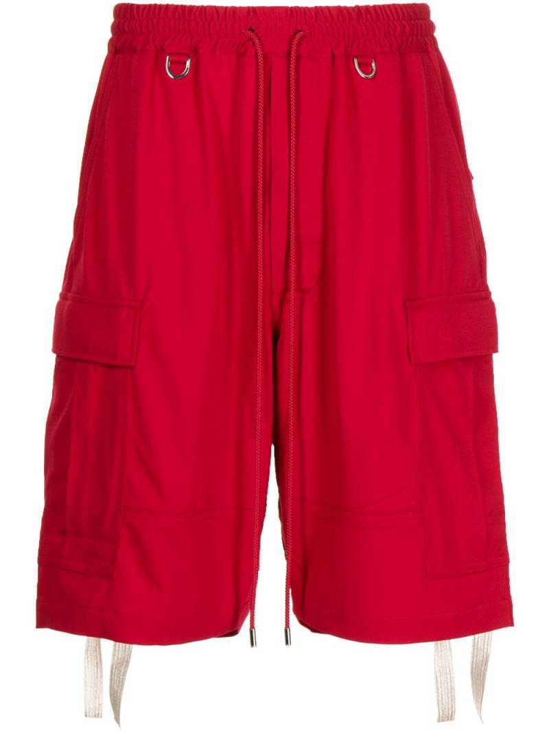 Mastermind Japan logo-print bermuda shorts - Red von Mastermind Japan