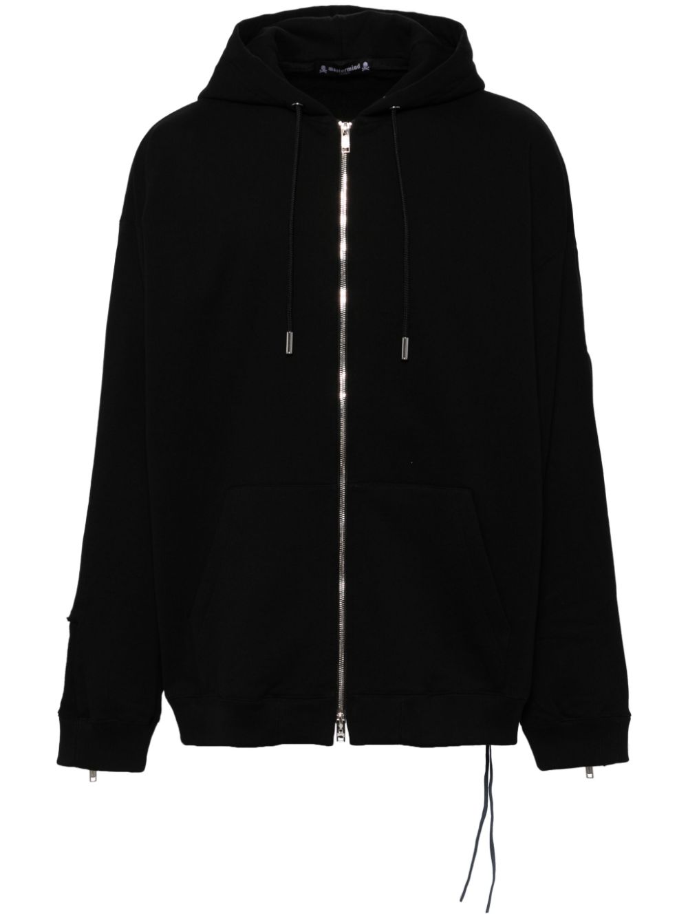 Mastermind Japan patchwork-design hooded jacket - Black von Mastermind Japan