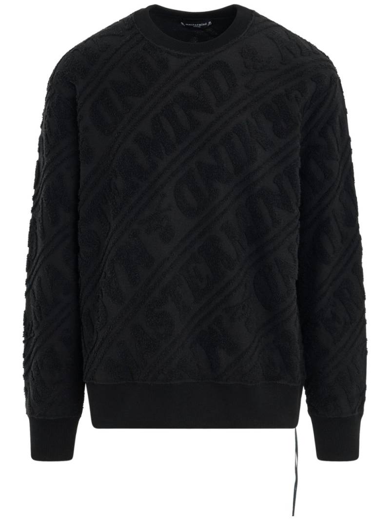 Mastermind Japan pile jacquard hoodie - Black von Mastermind Japan