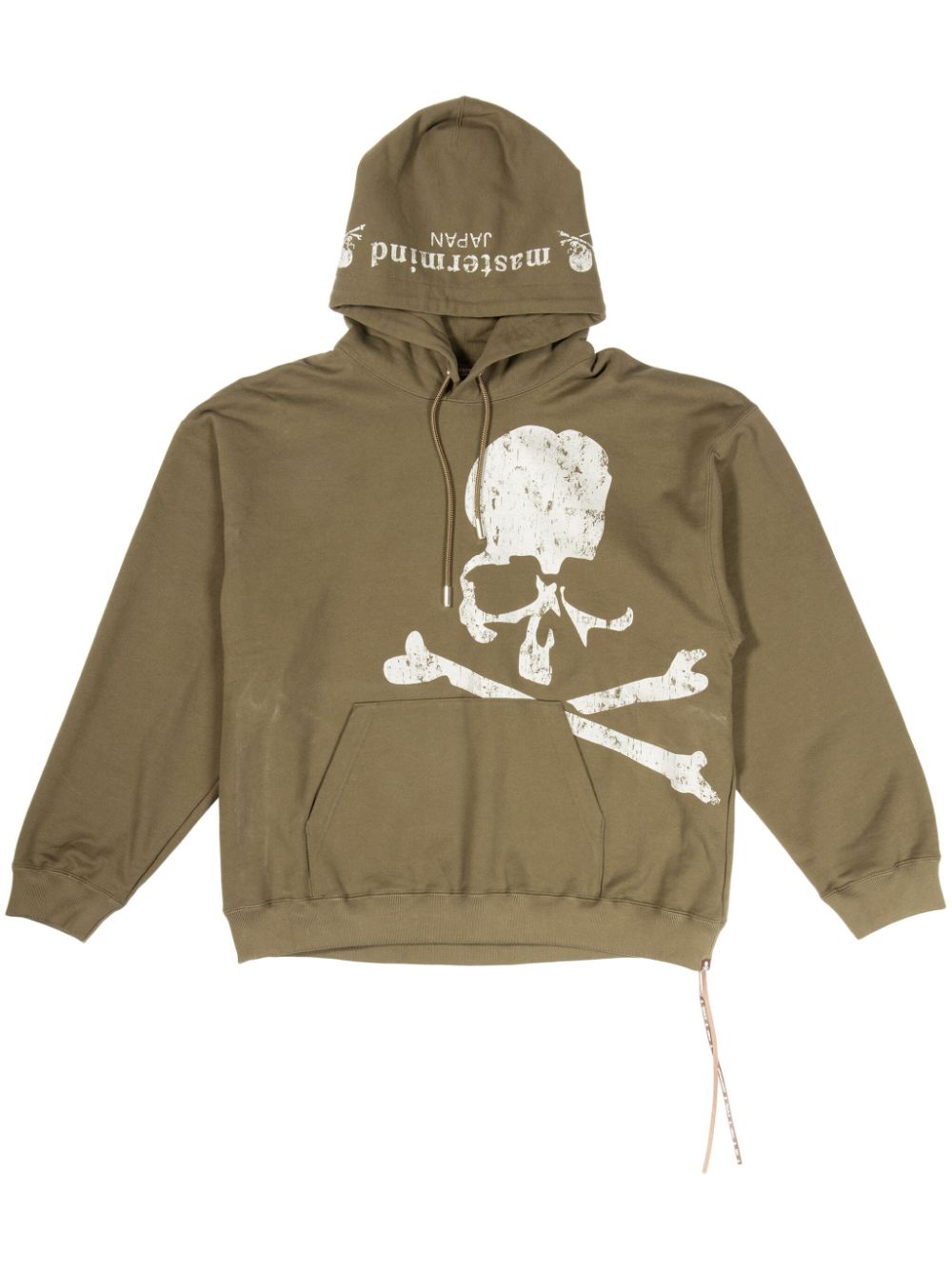 Mastermind Japan reflective skull-print hoodie - Green von Mastermind Japan