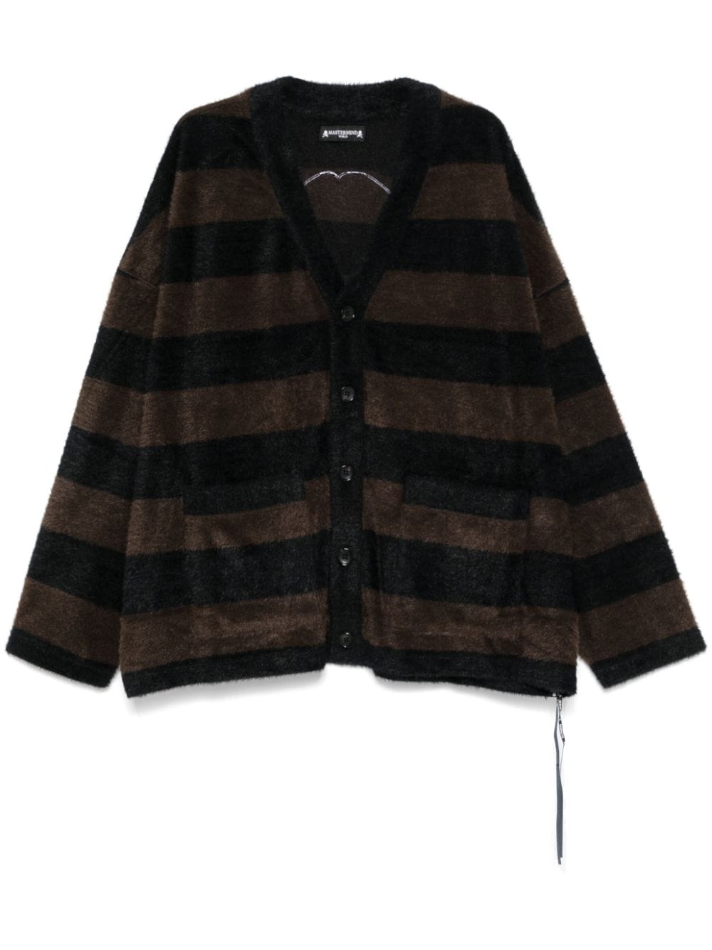 Mastermind Japan skull-appliqué cardigan - Black von Mastermind Japan