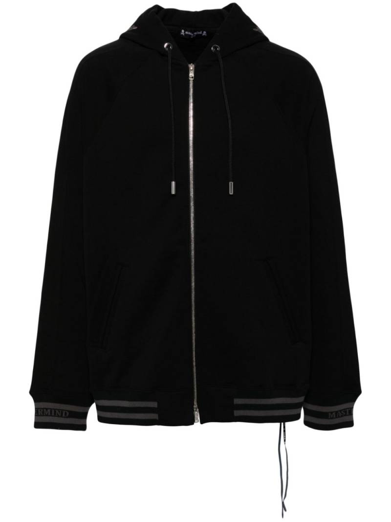 Mastermind Japan souvenir full-zip hodded jacket - Black von Mastermind Japan