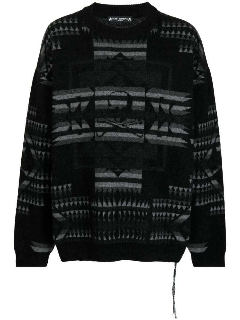 Mastermind World Chimayo cashmere jumper - Black von Mastermind World