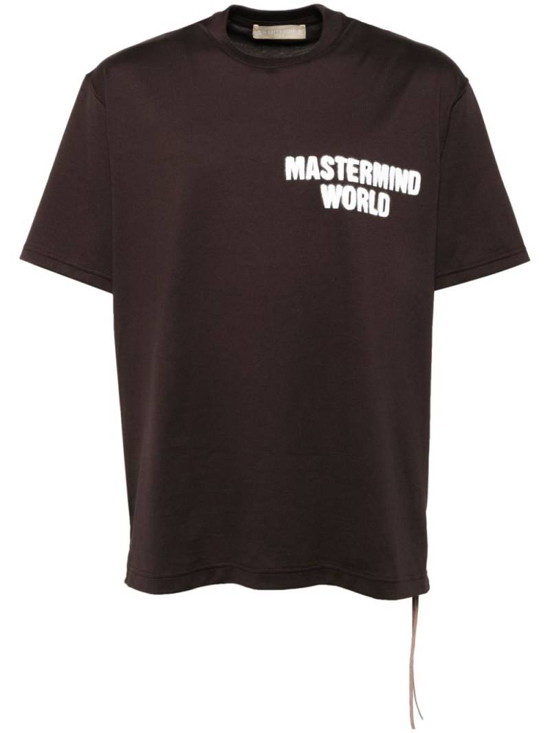 Mastermind World Mw Spray paint T-shirt - Brown von Mastermind World