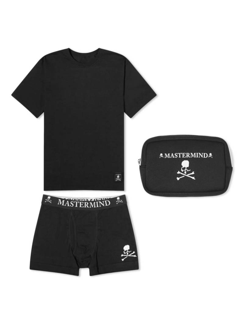 Mastermind World brand logo cotton underwear (set of three) - Black von Mastermind World