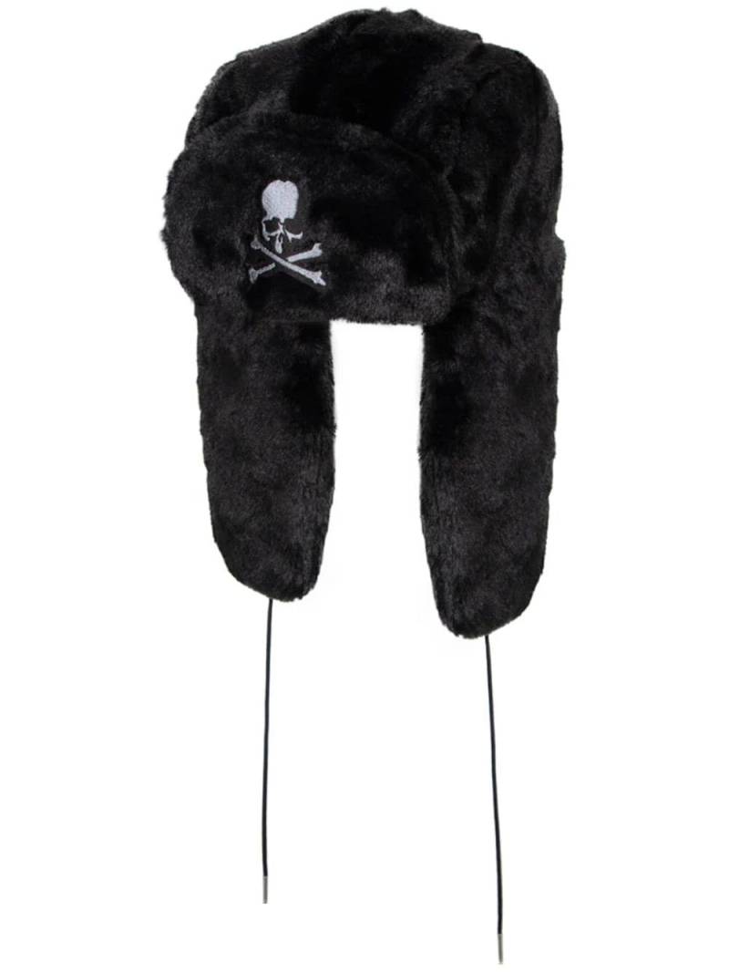 Mastermind World faux-fur flight cap - Black von Mastermind World